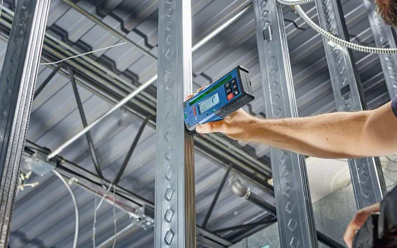 Bosch Laser receiver LR 65 G Professional, with holder (blue/black, for rotating laser GRL 650 CHVG)