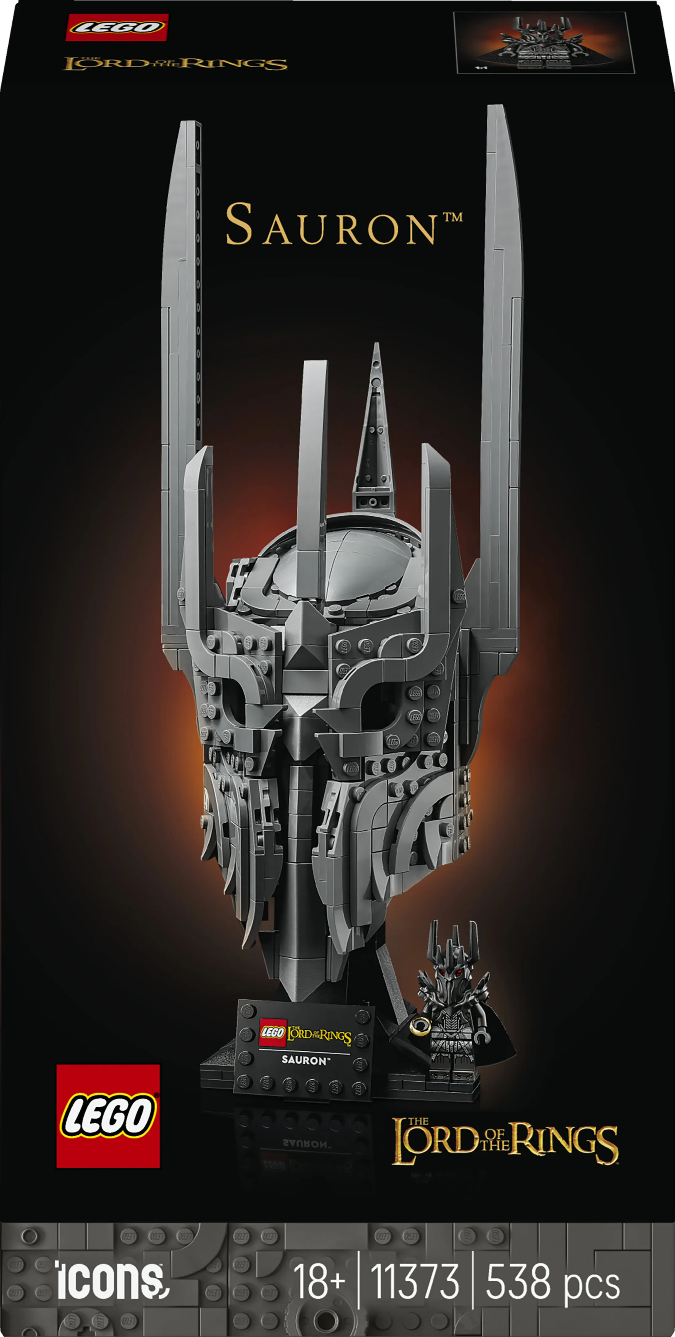 LEGO Icons Taru sormusten herrasta: Sauronin kyp&auml;r&auml; 11373