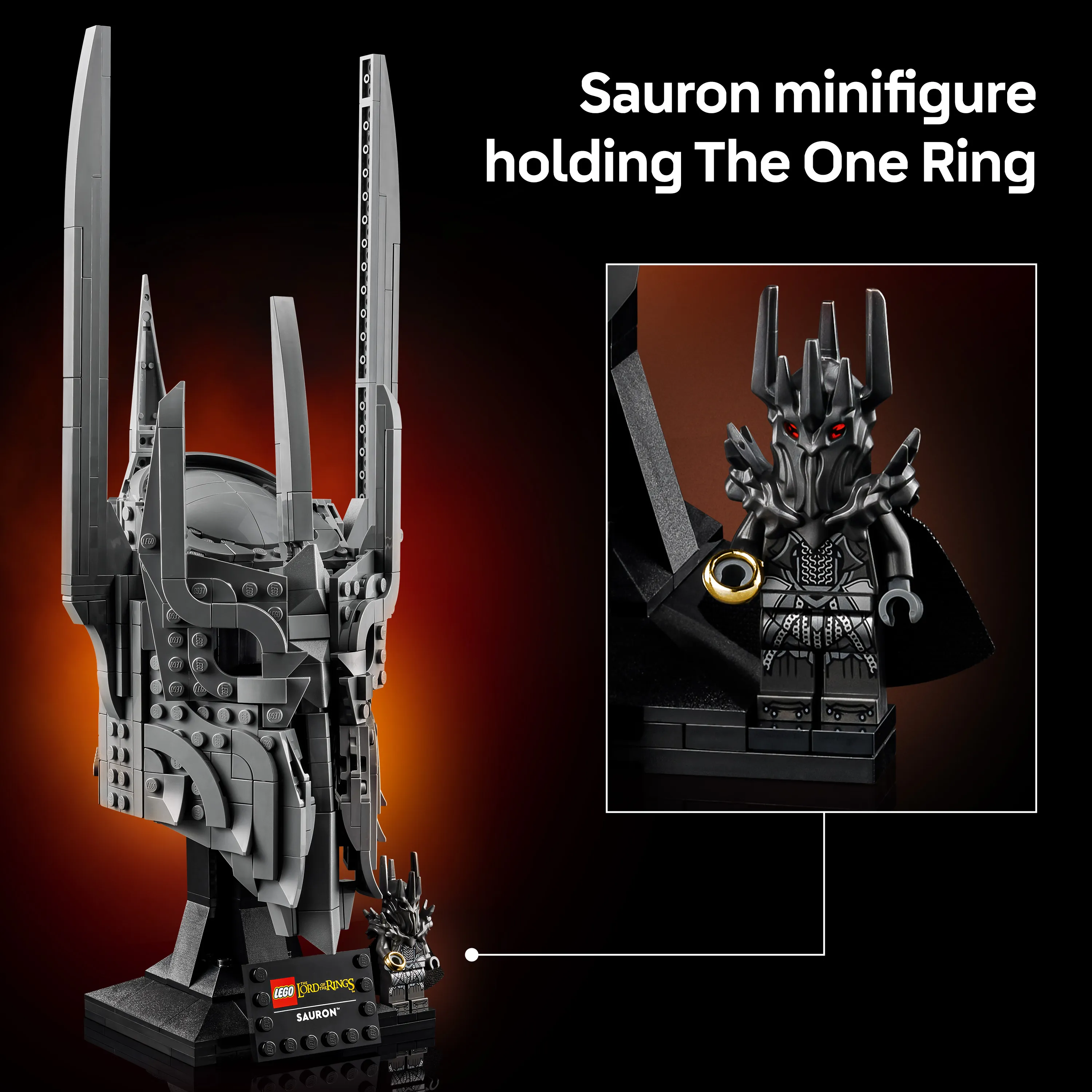 LEGO Icons The Lord of the Rings: Saurons hj&auml;lm 11373