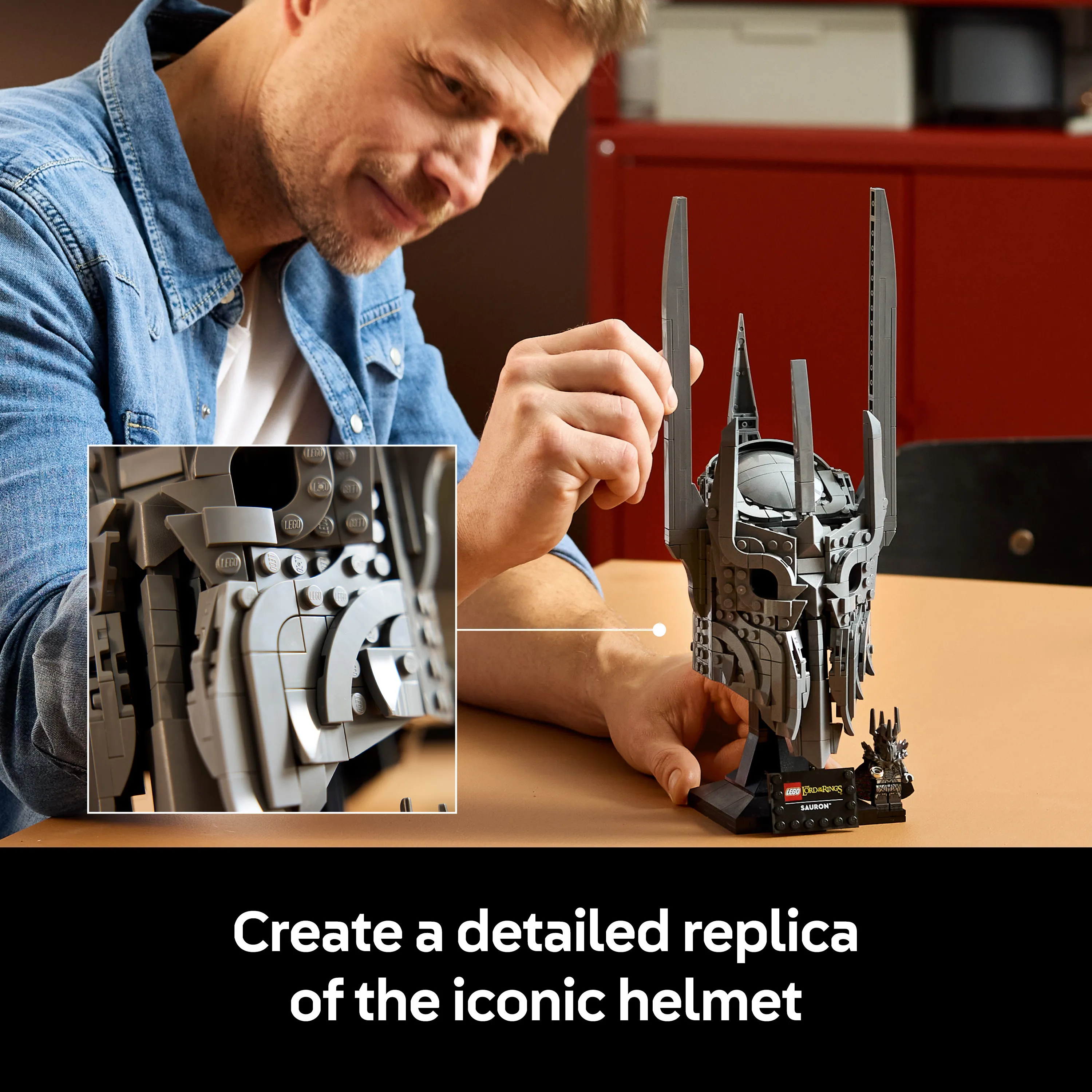 LEGO Icons The Lord of the Rings: Saurons hj&auml;lm 11373