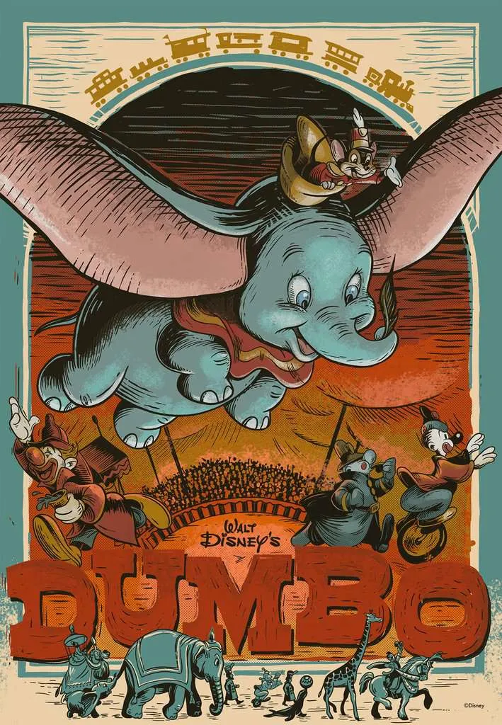 Ravensburger Disney 100 Dumbo - puzzle, 300 pcs
