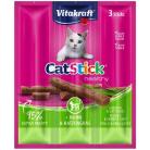 Vitakraft Cat Stick Mini Chicken with Cat Grass, Adult, 18 g