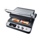 Steba FG 120 -kontaktigrilli, 1800 W, ruostumaton ter&auml;s / musta