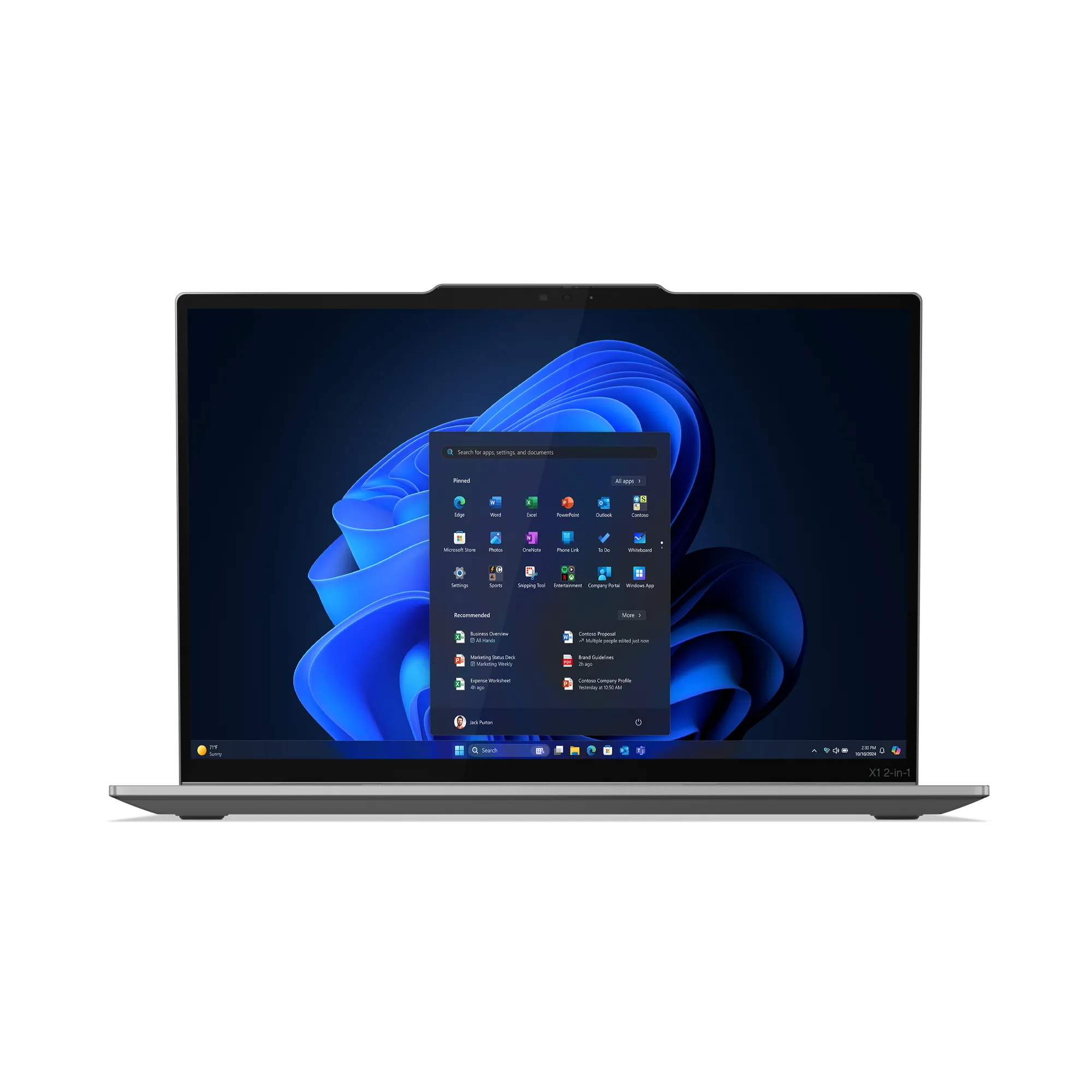 Lenovo ThinkPad X1 2-in-1 Gen 10 Aura Edition 14&quot; 225U, 16GB, 512GB SSD, Win 11 Pro - notebook, Grey