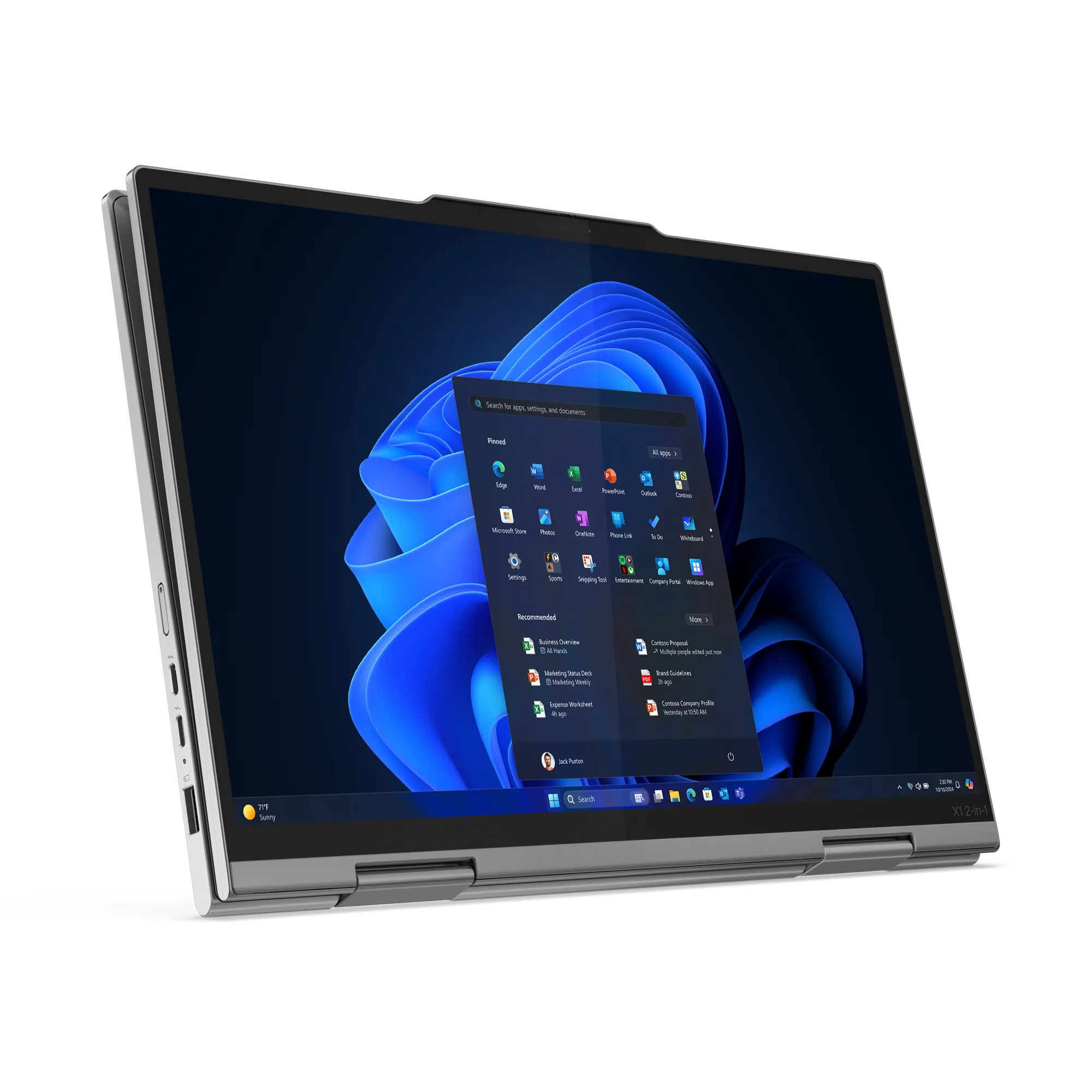 Lenovo ThinkPad X1 2-in-1 Gen 10 Aura Edition 14&quot; 225U, 16GB, 512GB SSD, Win 11 Pro - notebook, Grey