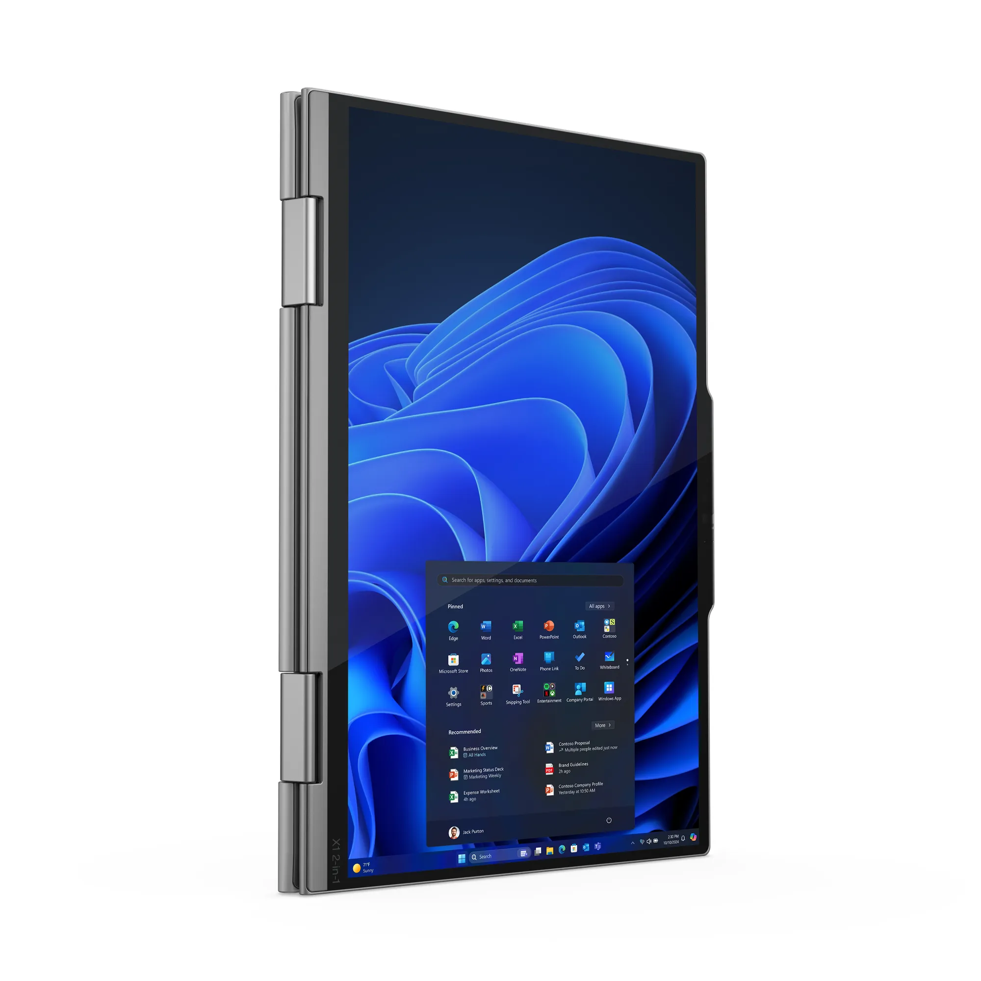Lenovo ThinkPad X1 2-in-1 Gen 10 Aura Edition 14&quot; 225U, 16GB, 512GB SSD, Win 11 Pro - notebook, Grey