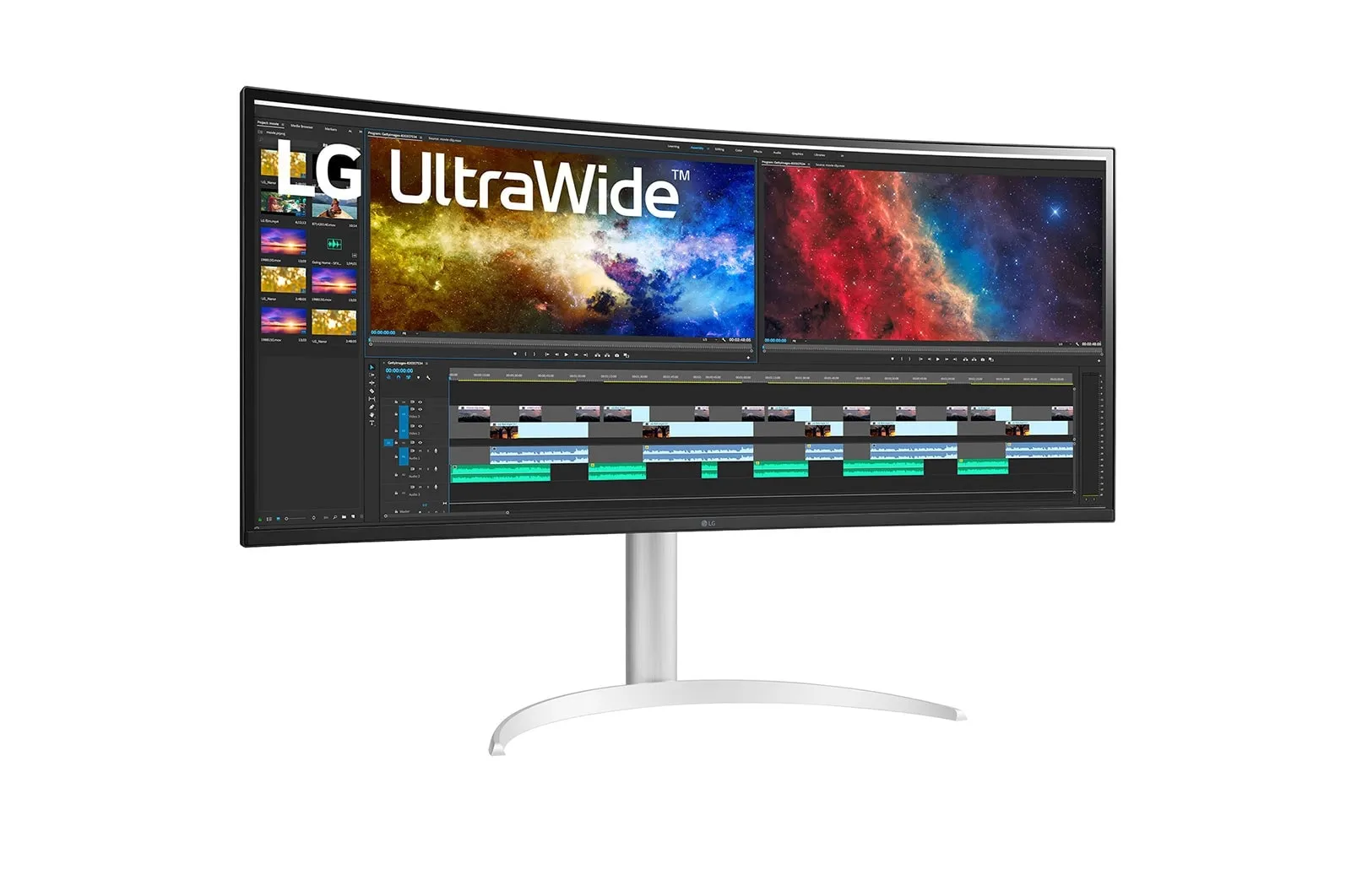 LG B2B 37,5'' 38BQ85C-W WQHD+, Speaker, HAS, USB-C, RJ-45