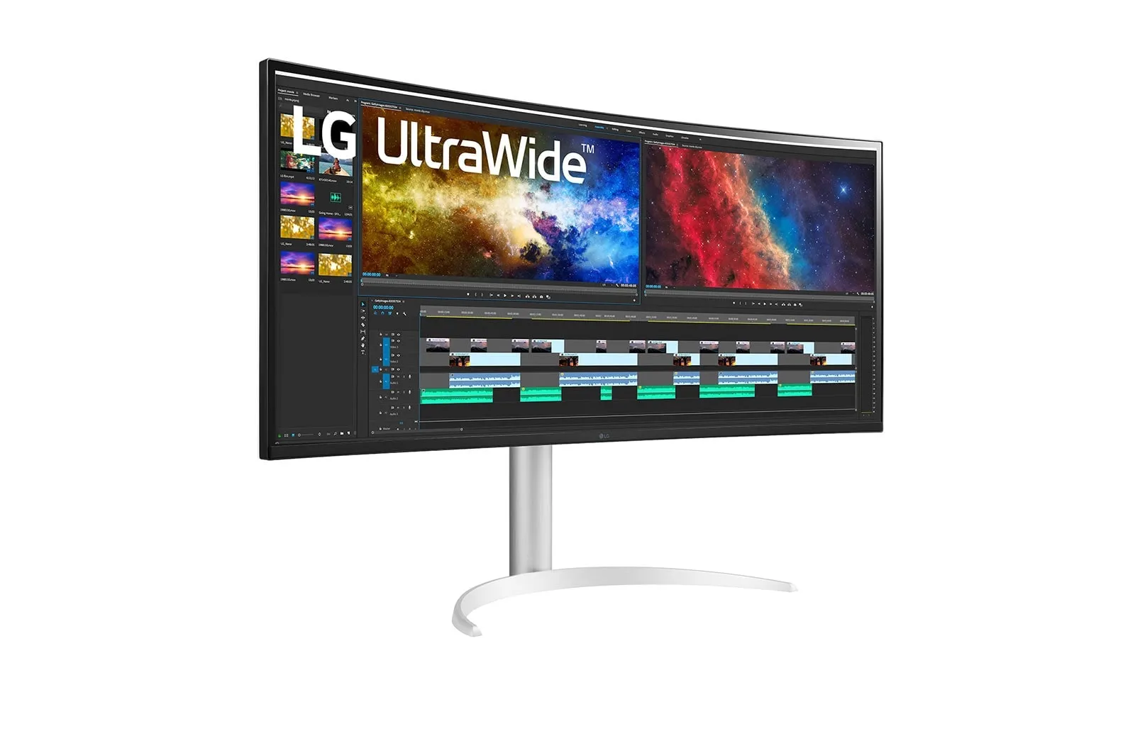 LG B2B 37,5'' 38BQ85C-W WQHD+, Speaker, HAS, USB-C, RJ-45