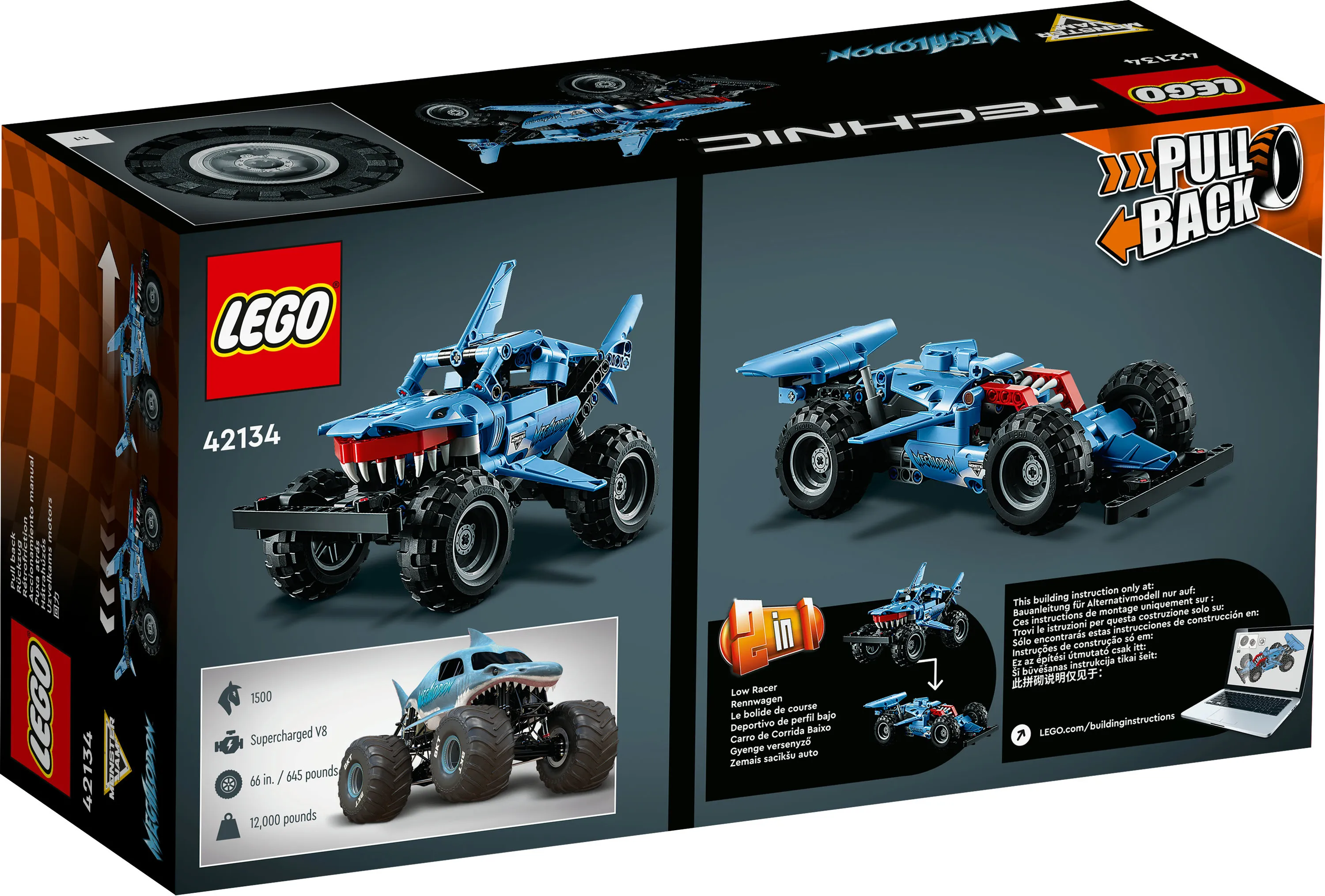 Lego Technic Monster Jam Megalodo 42134
