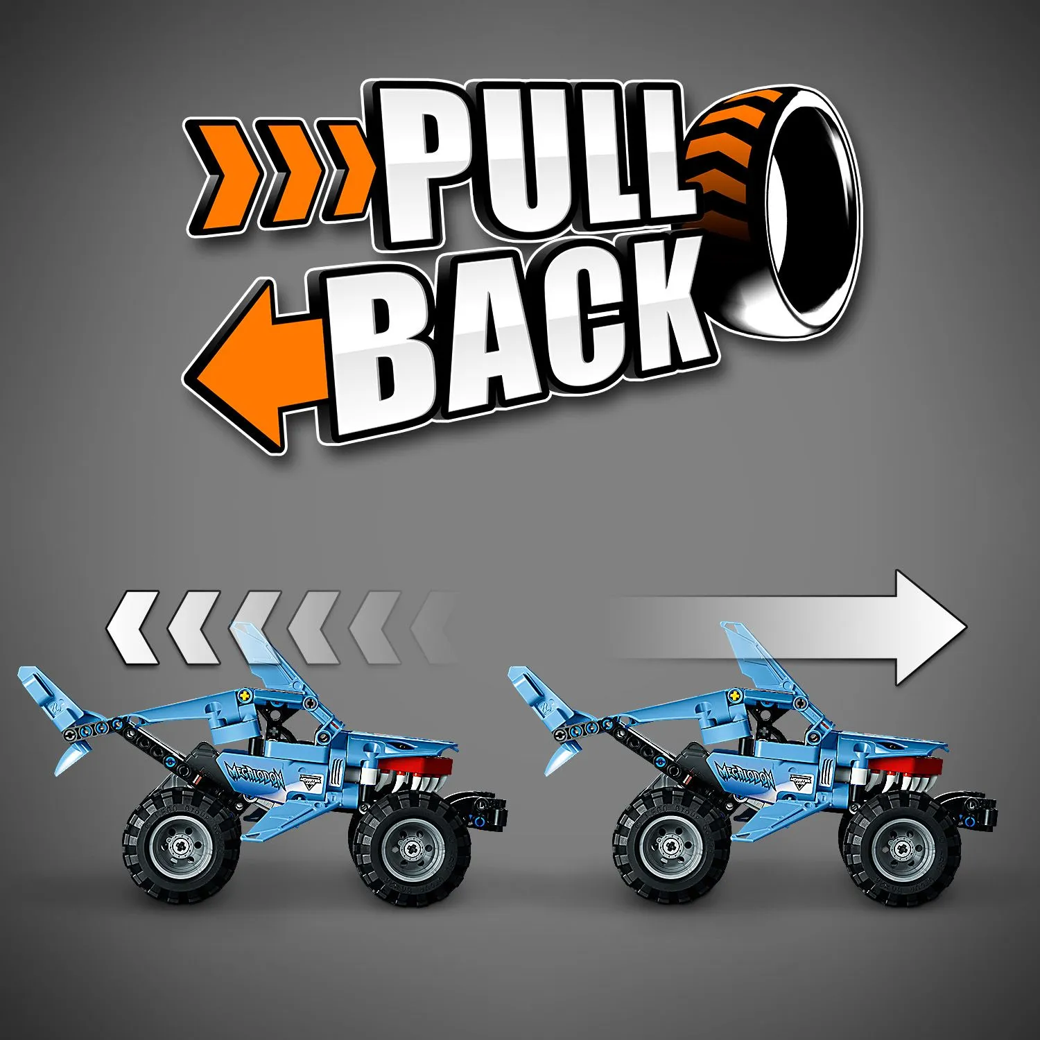 Lego Technic Monster Jam Megalodo 42134