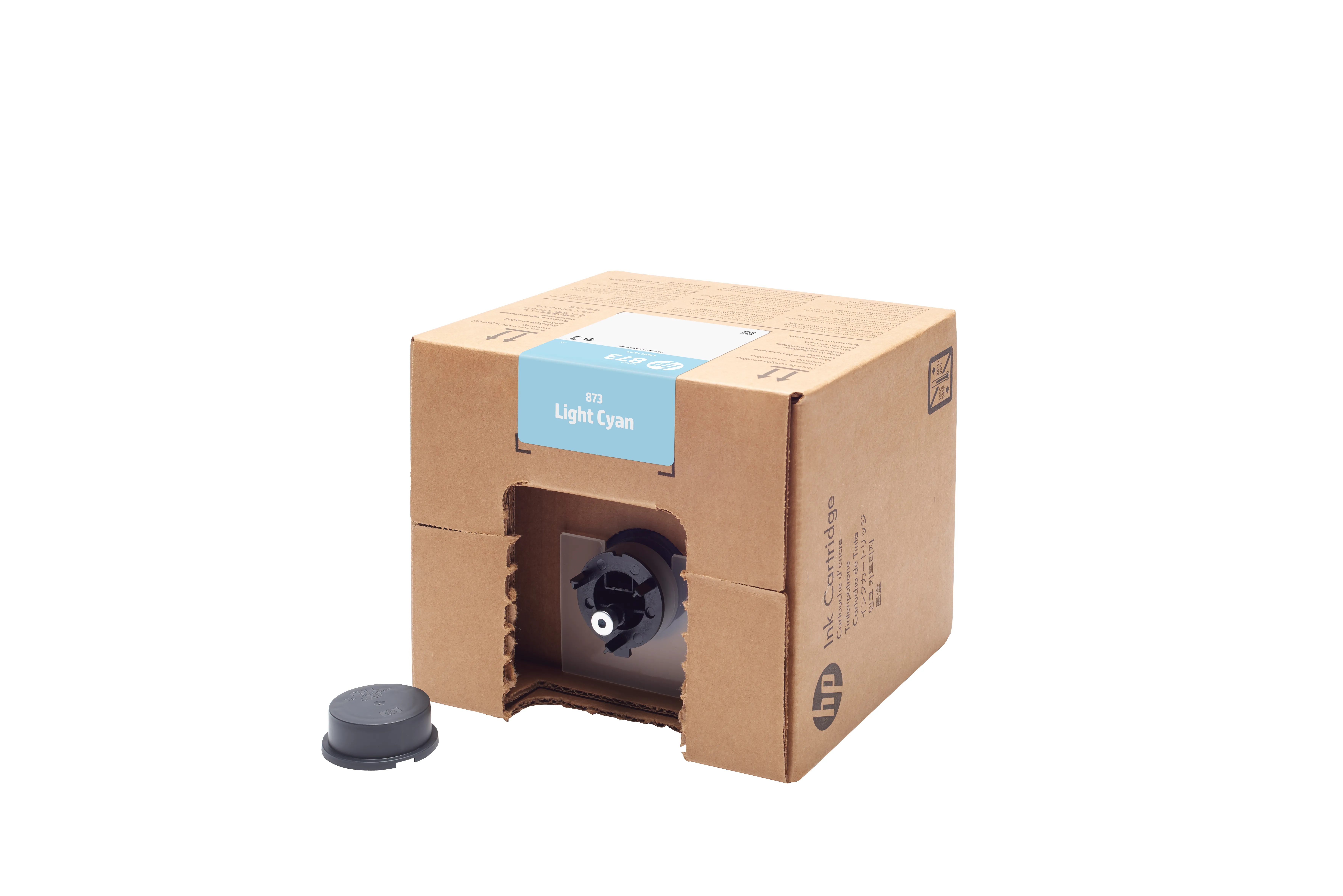 HP 873 3L Lt Cyan Latex Ink Cartridge