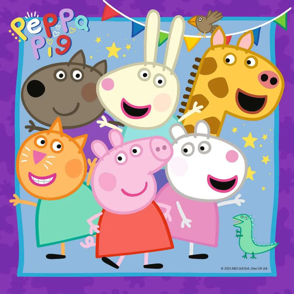 Ravensburger children's puzzle Peppa's family and friends (3x 49 pieces)