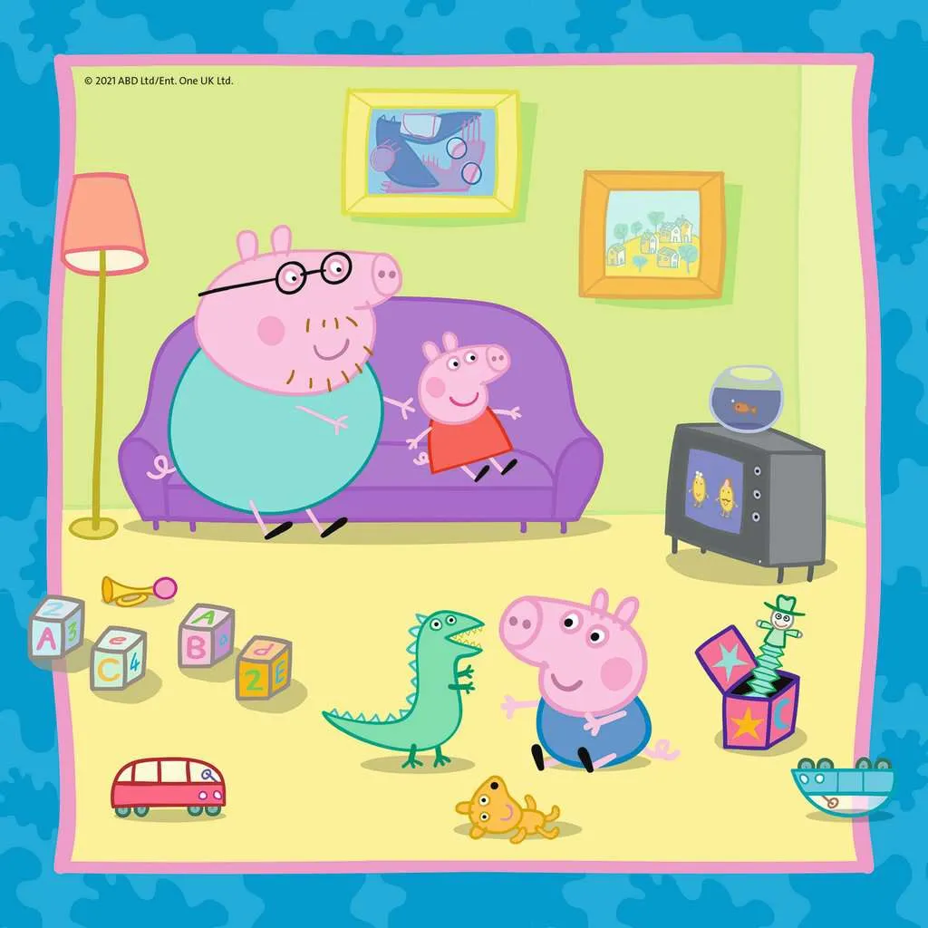 Ravensburger children's puzzle Peppa's family and friends (3x 49 pieces)