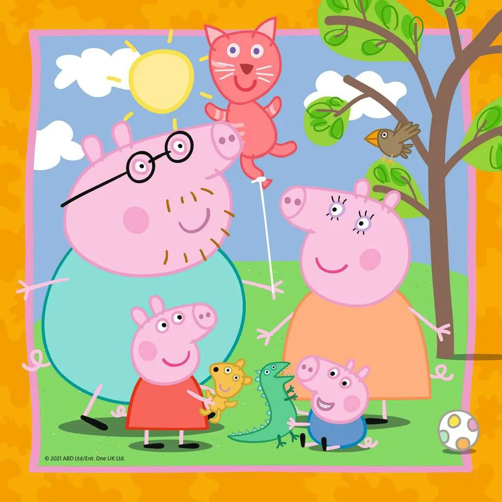 Ravensburger children's puzzle Peppa's family and friends (3x 49 pieces)