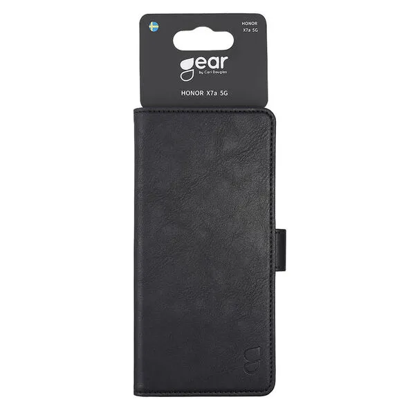 GEAR Wallet, Honor X7a -lompakkokotelo, Musta