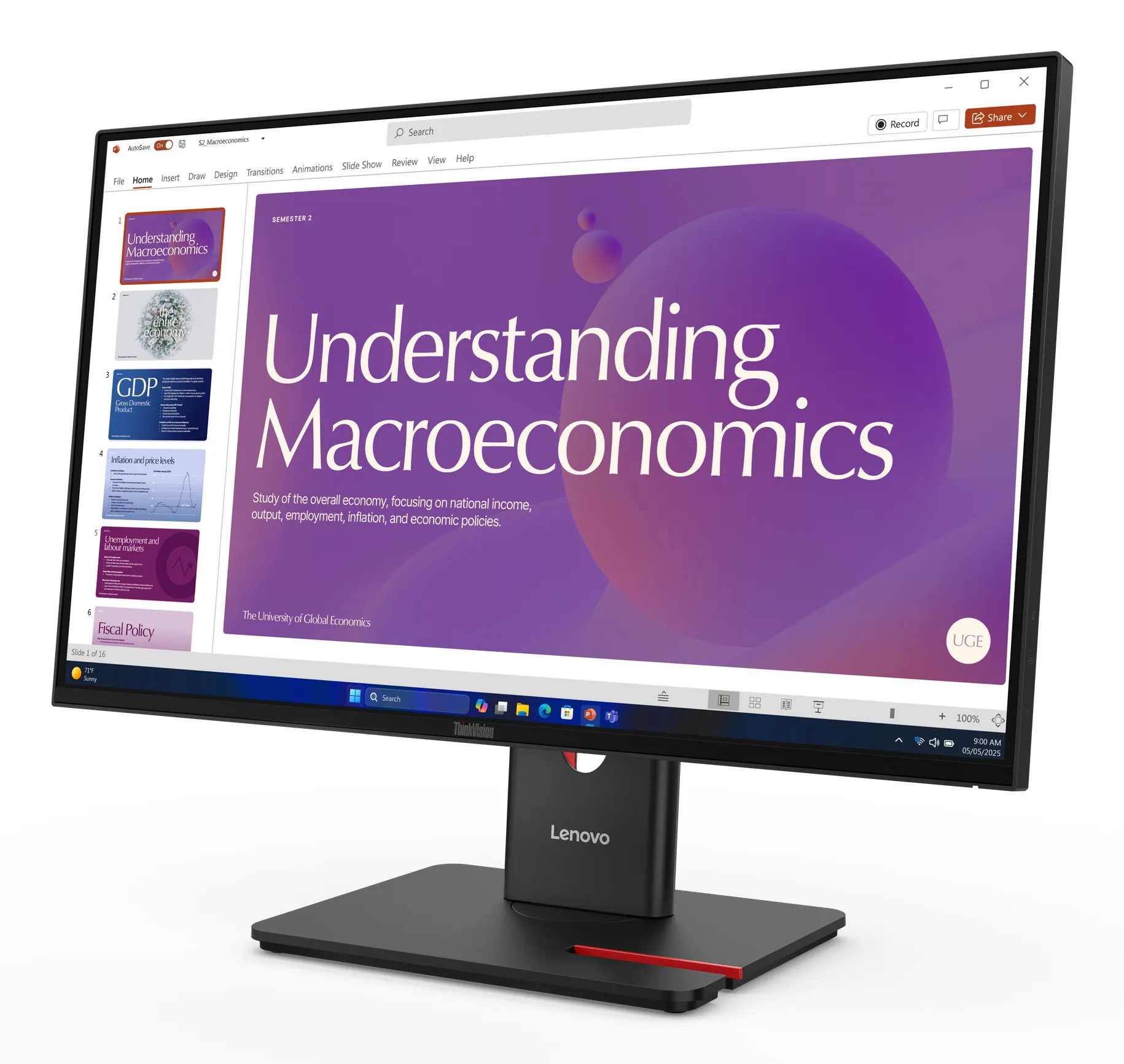 Lenovo ThinkVision ThinkVision T24D-40 24&quot; Full HD, IPS - monitor