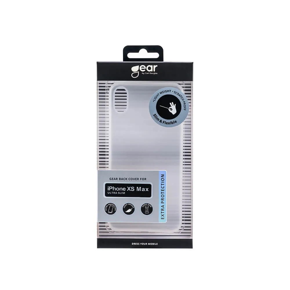 GEAR Ultra Slim, iPhone Xs Max -suojakuori, L&auml;pin&auml;kyv&auml;