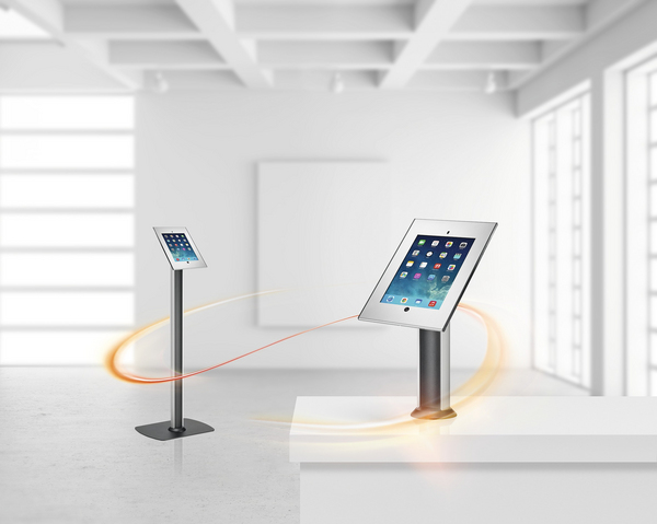 Vogel's Pro PTS 1205 iPad 2/3/4 Enclosure w/Key Lock home but. access