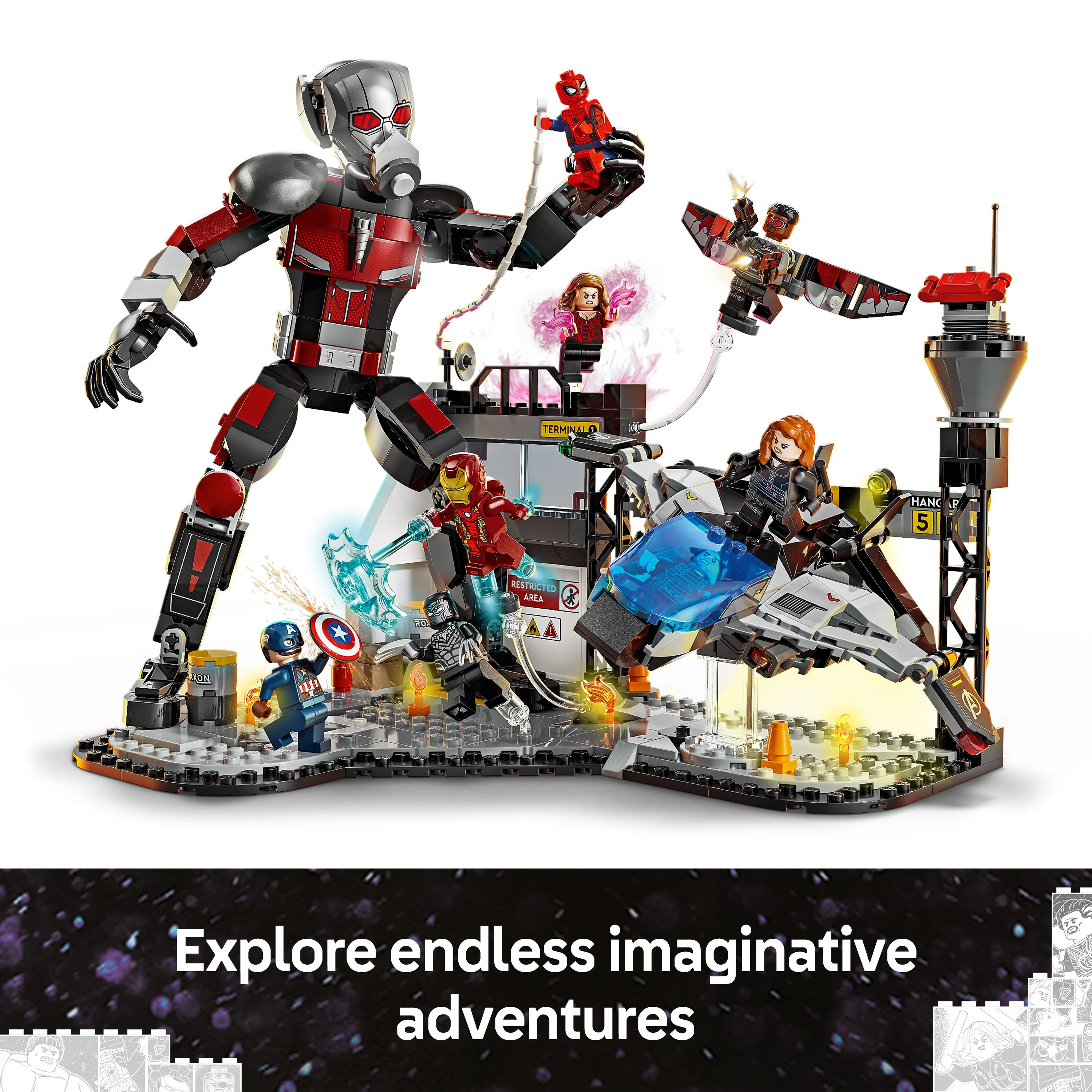 LEGO Marvel Captain America: Civil War Toimintataistelu 76314