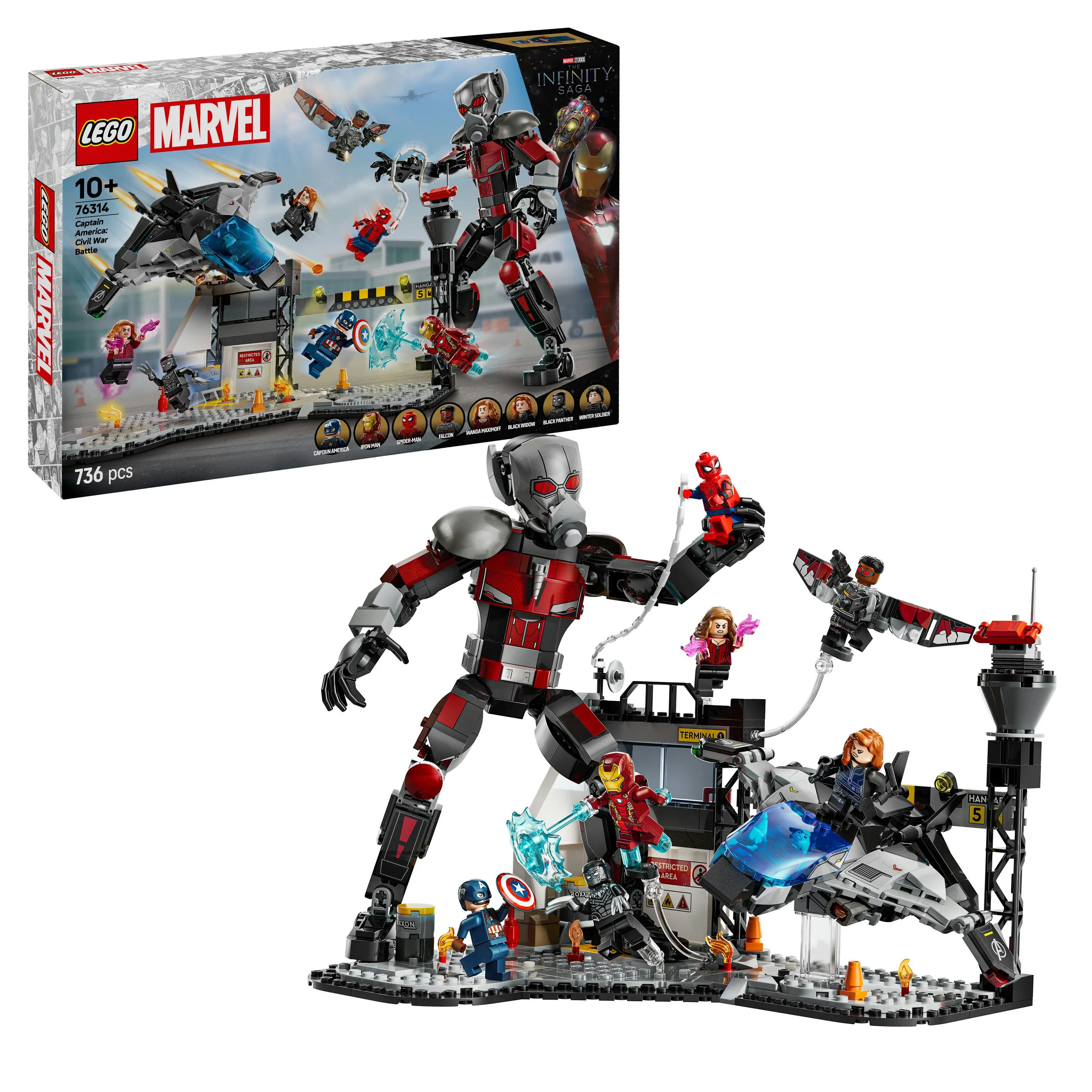 LEGO Marvel Captain America: Civil War Toimintataistelu 76314