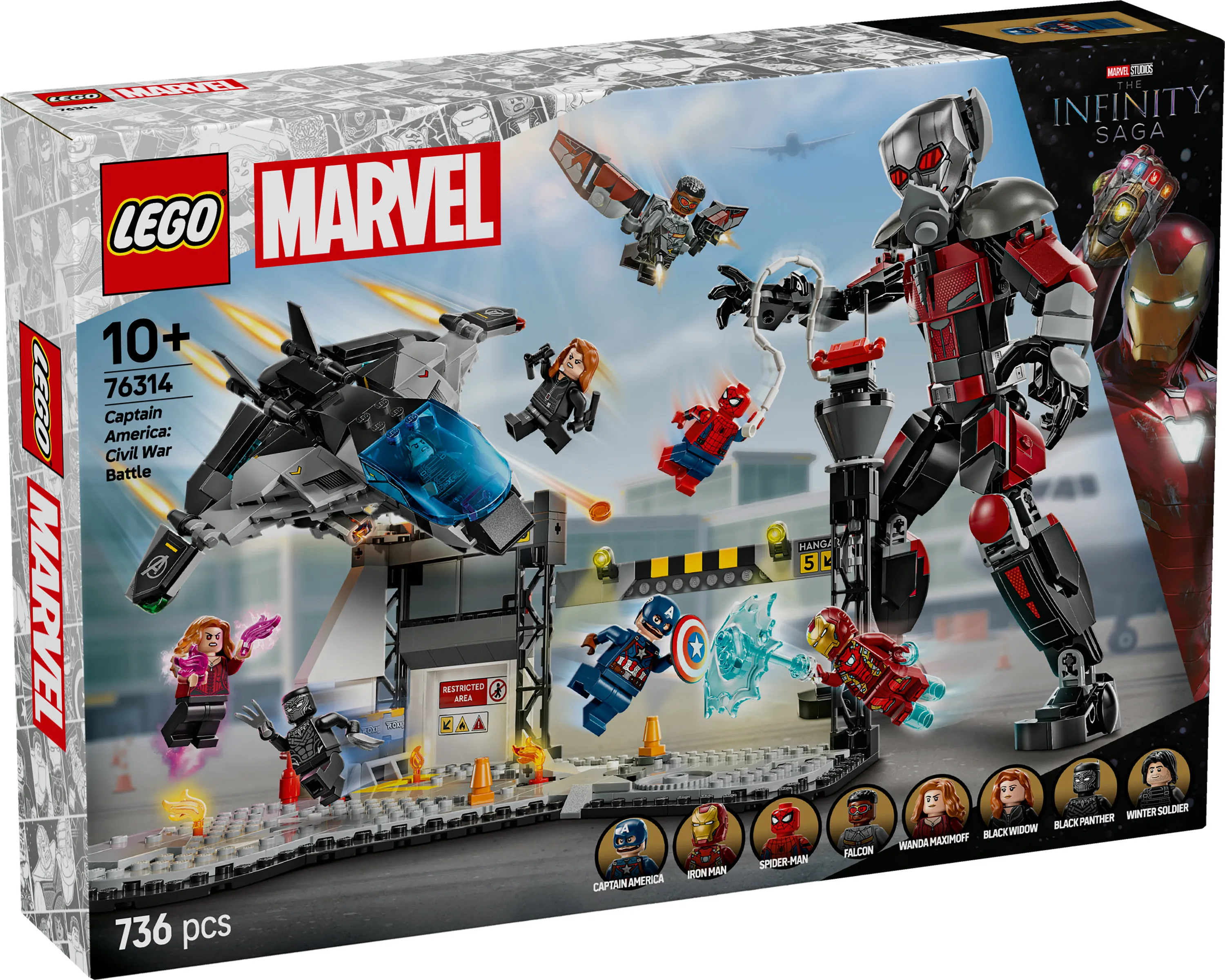 LEGO Marvel Captain America: Civil War Toimintataistelu 76314