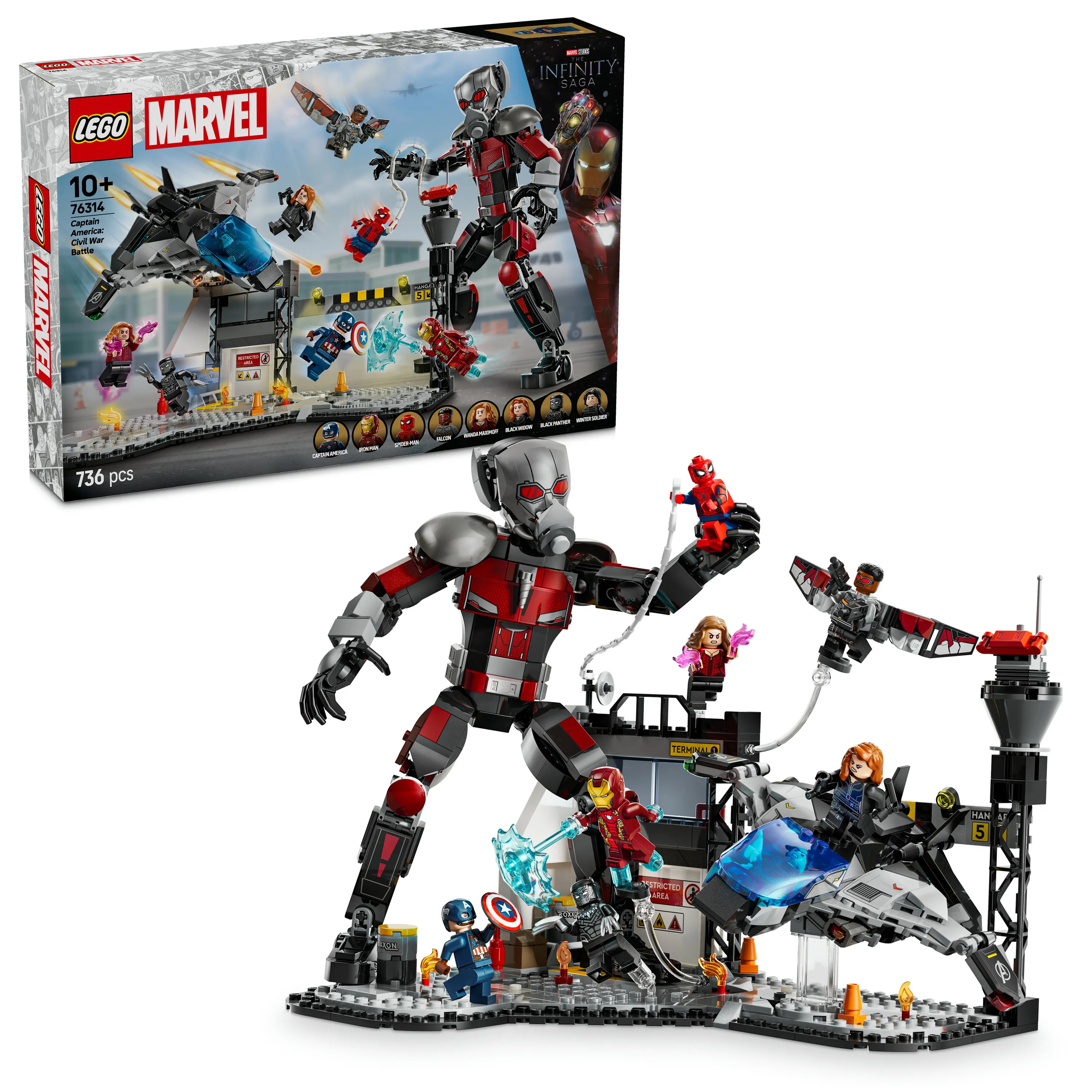 LEGO Marvel Captain America: Civil War Toimintataistelu 76314