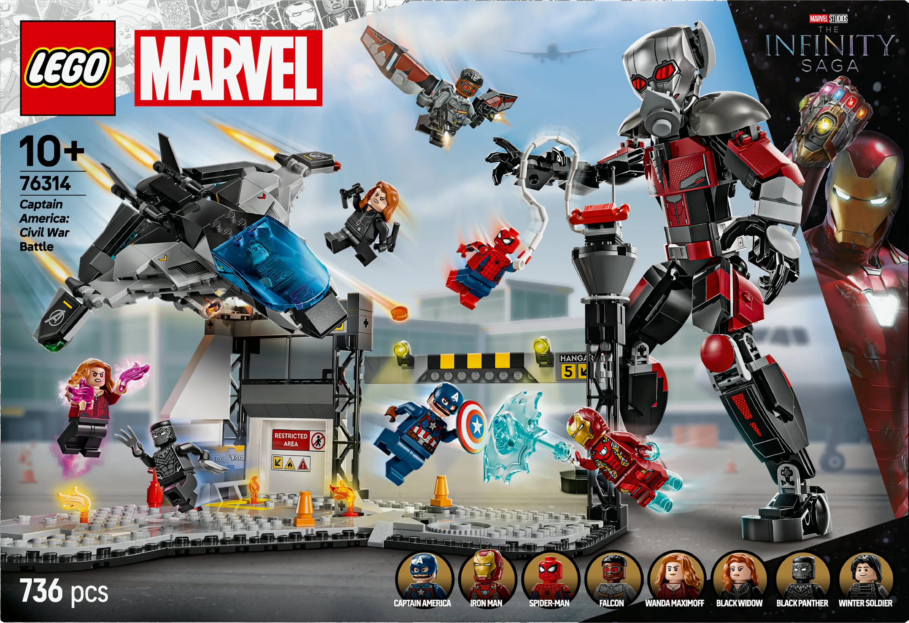 LEGO Marvel Captain America: Civil War Toimintataistelu 76314