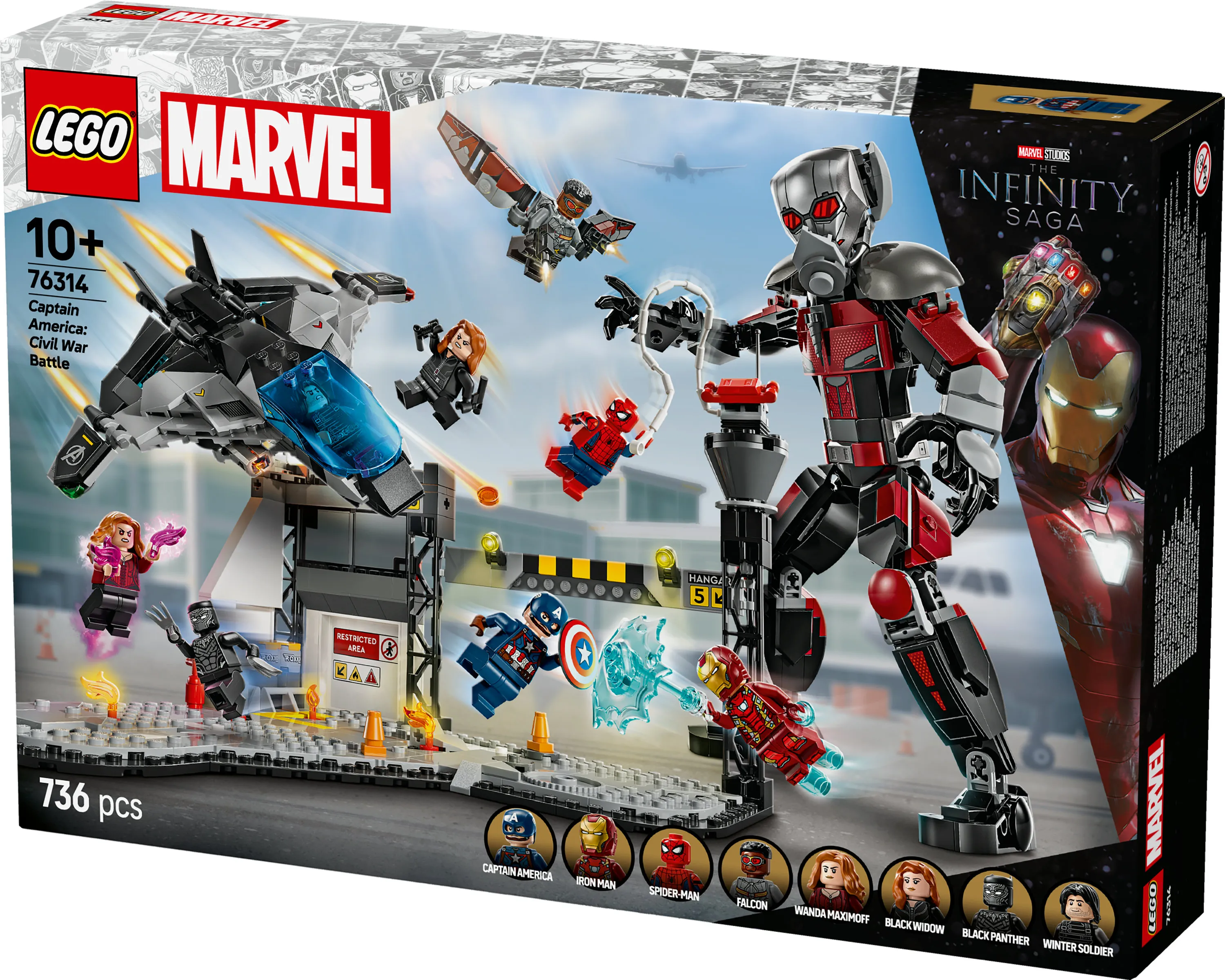 LEGO Marvel Captain America: Civil War Toimintataistelu 76314
