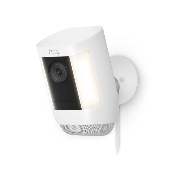 Ring Spotlight Cam Pro Plug-In - surveillance camera, white