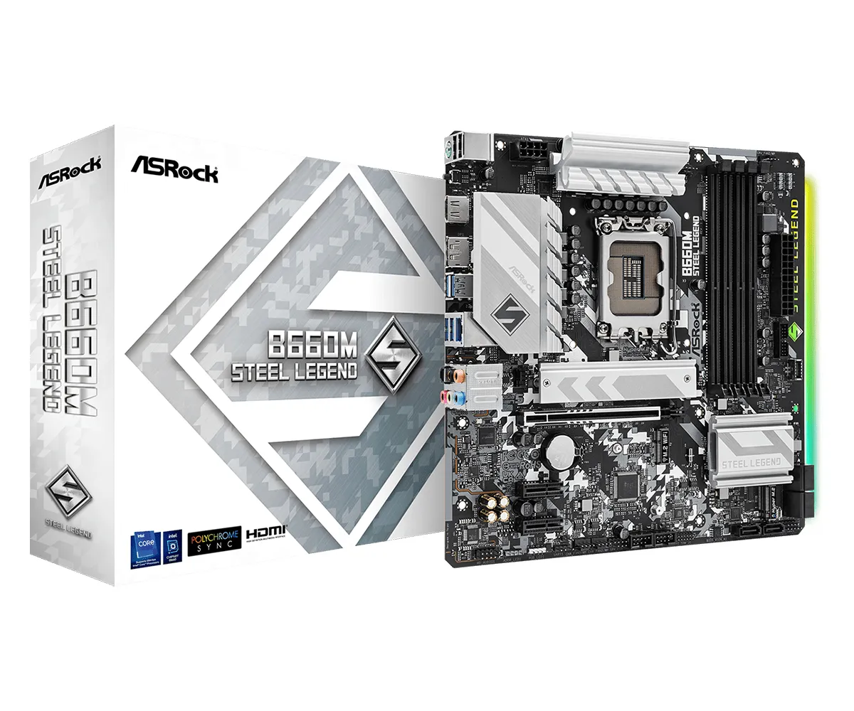 ASRock B660M Steel Legend mATX - motherboard