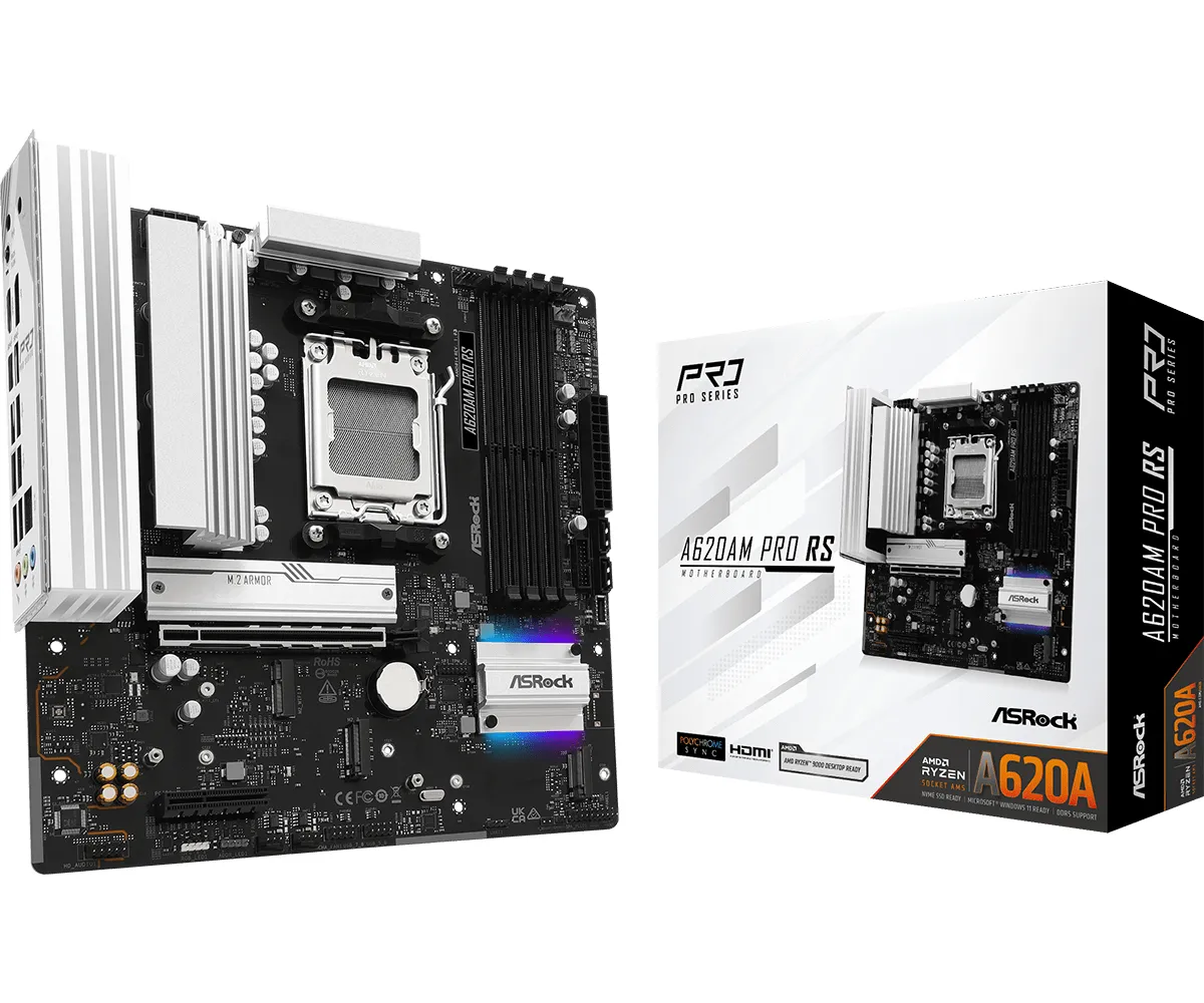 ASRock A620AM-X AM5 mATX moderkort ASRock A620AM-X AM5 mATX moderkort