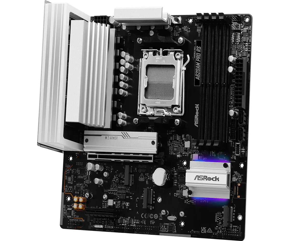 ASRock A620AM-X AM5 mATX moderkort ASRock A620AM-X AM5 mATX moderkort