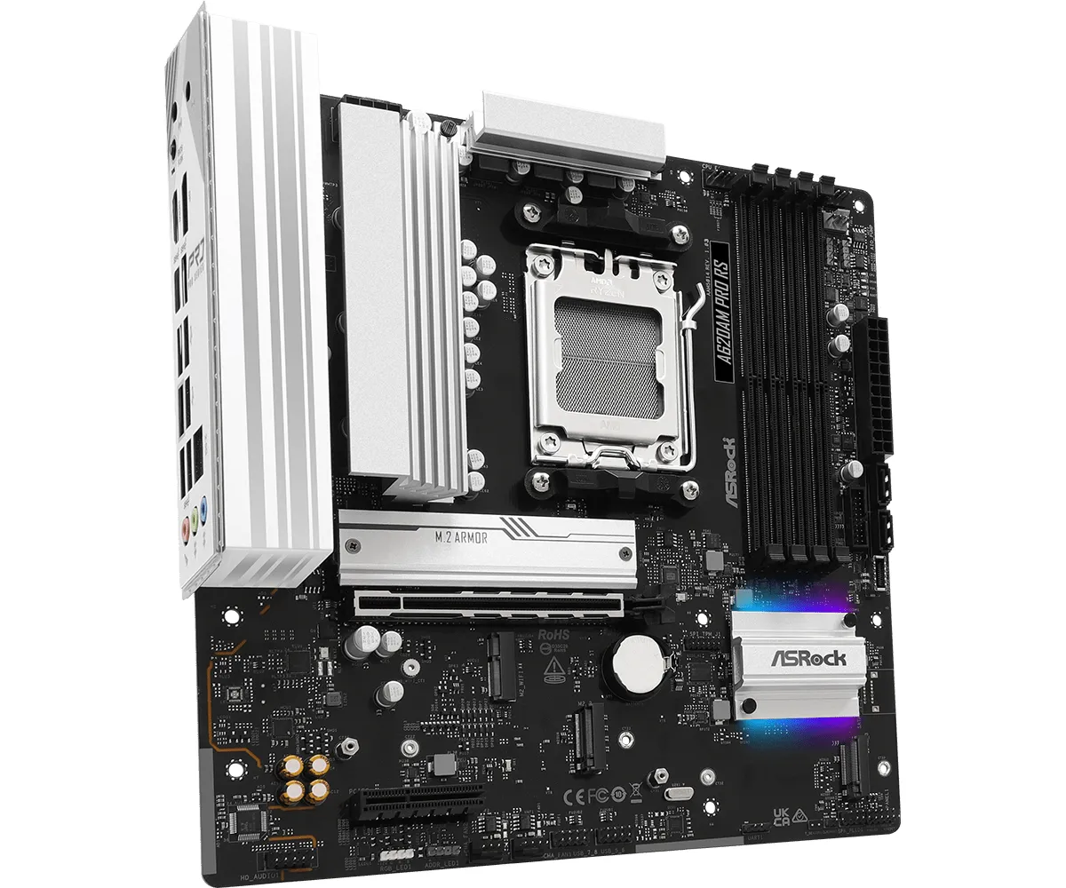 ASRock A620AM-X AM5 mATX moderkort ASRock A620AM-X AM5 mATX moderkort