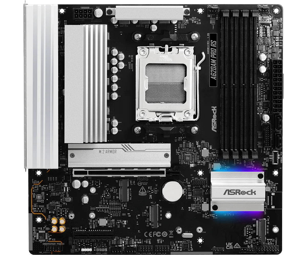 ASRock A620AM-X AM5 mATX moderkort ASRock A620AM-X AM5 mATX moderkort