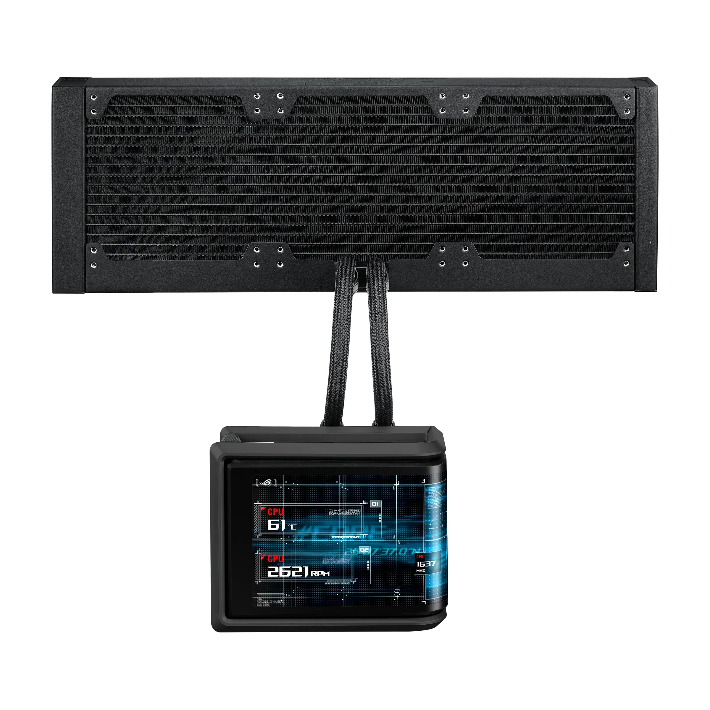 Asus ROG Ryuo IV SLC 360mm ARGB Liquid Cooler, Black