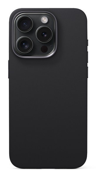 Epico Mag+ Silicone Case Pro, iPhone 16 Plus -suojakuori, Musta