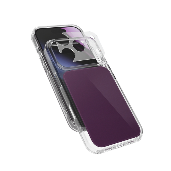 Epico Tile Mag+ Case | iPhone 17 Pro/18 Pro | Dark Purple | Qi2  &  MagSafe Compatible | Camera Island Protector | Crossbody Ready