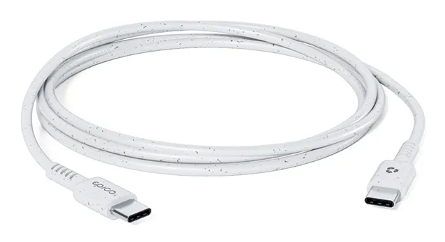 Epico Resolve 30W GaN Charger Bundle with 1.2m USB-C cable - white