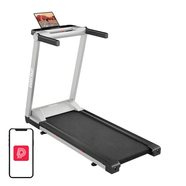 DEERRUN A1 Pro Folding Electric Treadmill - Silver