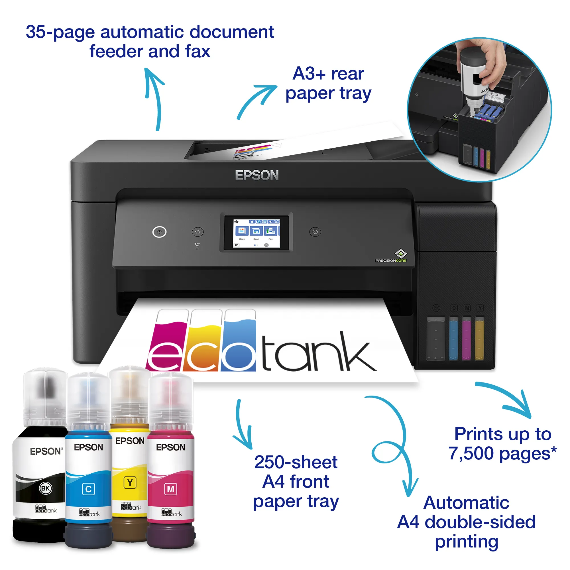 Epson EcoTank ET-15000 A3 - Inkjet All-in-One Printer