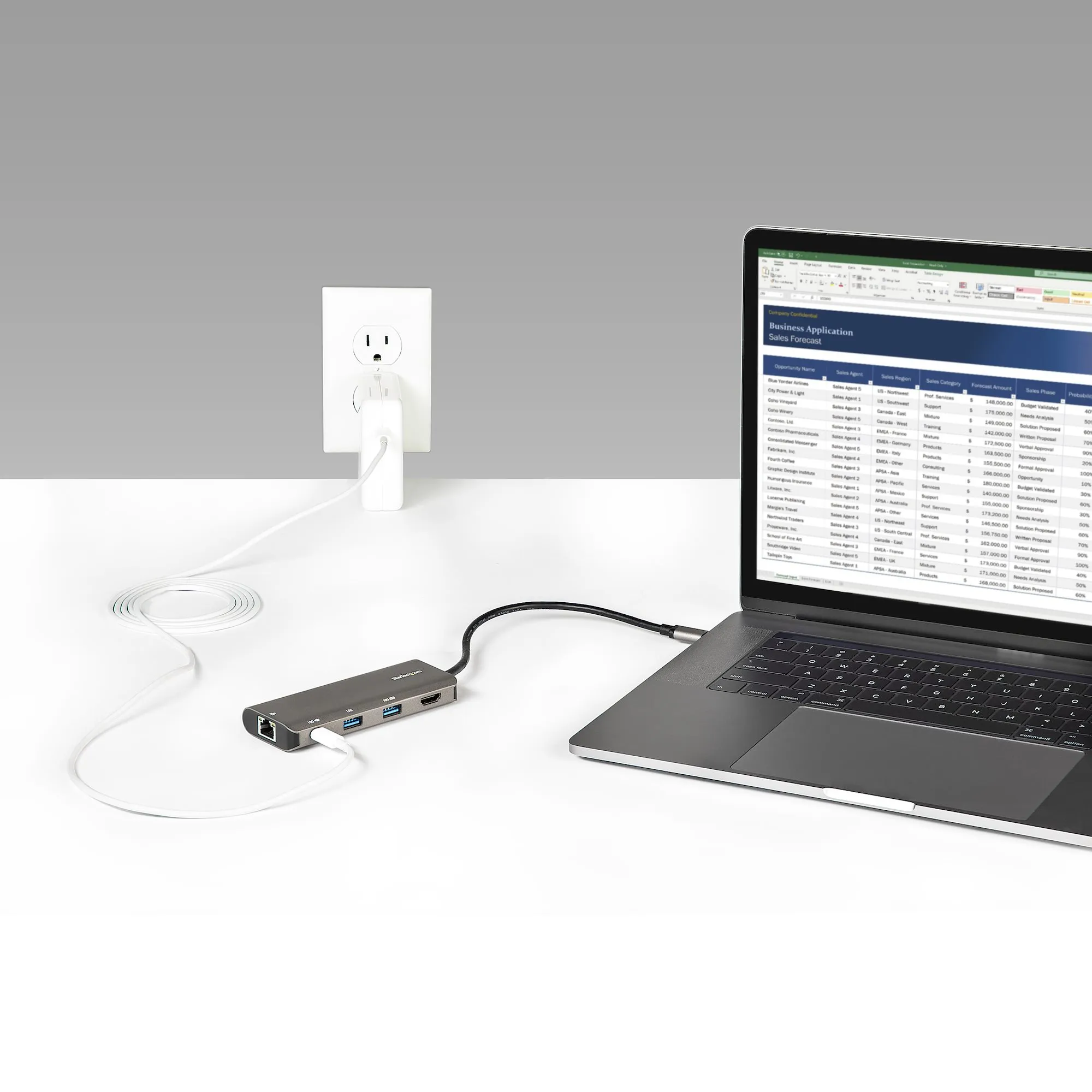 10Gbps USB C Multiport Adapter - 4K HDMI