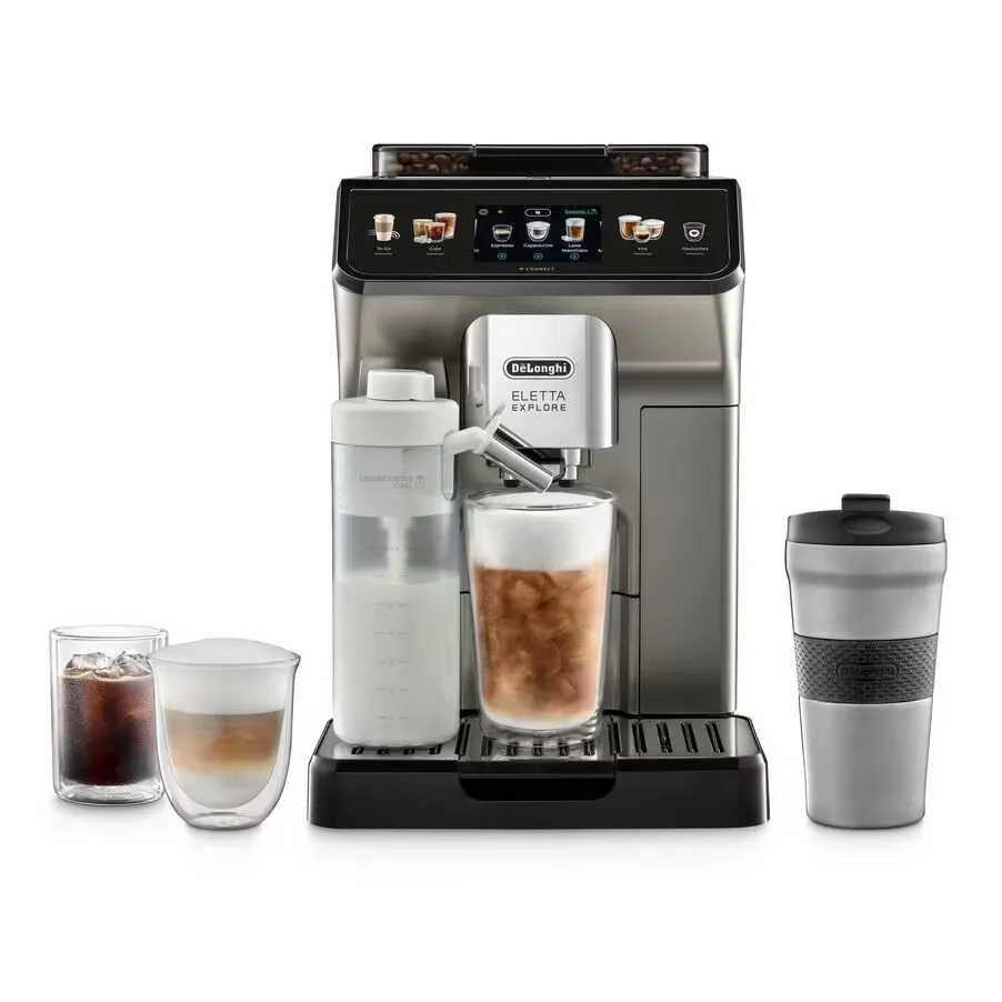 Delonghi Eletta Explore ECAM450.86- combi coffee maker, fully automatic, Titanium