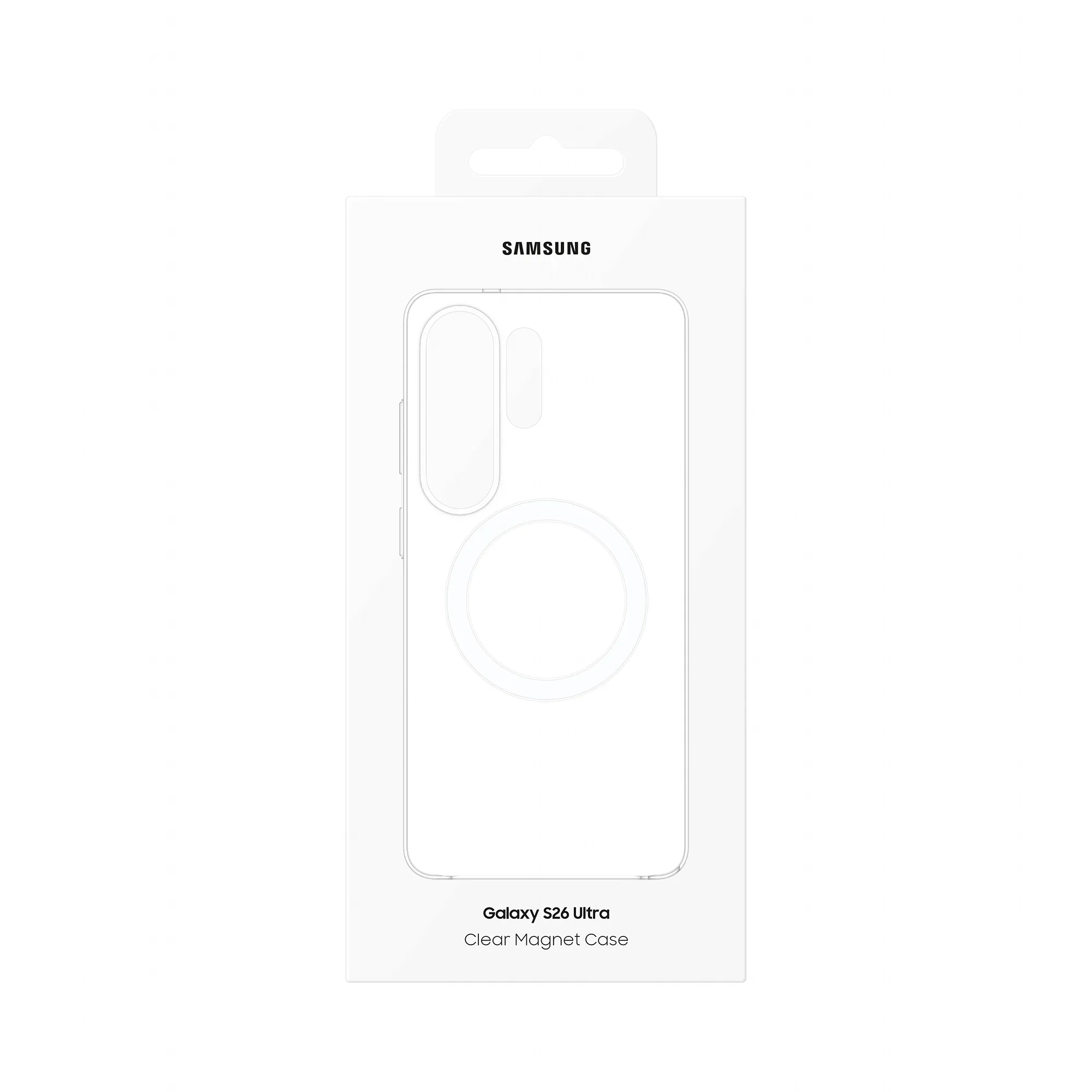 Samsung Galaxy S26 Ultra Clear Magnet Case -suojakuori, L&auml;pin&auml;kyv&auml;