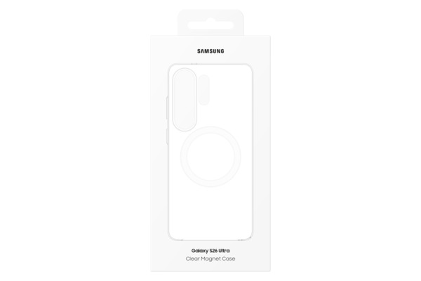 Samsung Galaxy S26 Ultra Clear Magnet Case, Transparent