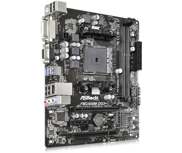 ASROCK FM2A68M-DG3+ SocketFM2+/FM2 2xDDR3 D-Sub DVI Raid mATX