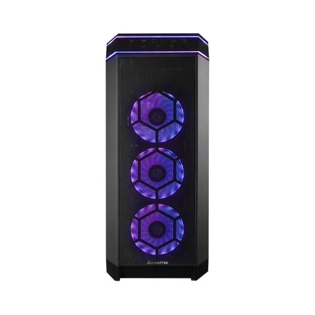 Chieftec STALLION III Mesh design E-ATX, 4x 120mm A-RGB Rainbow fans