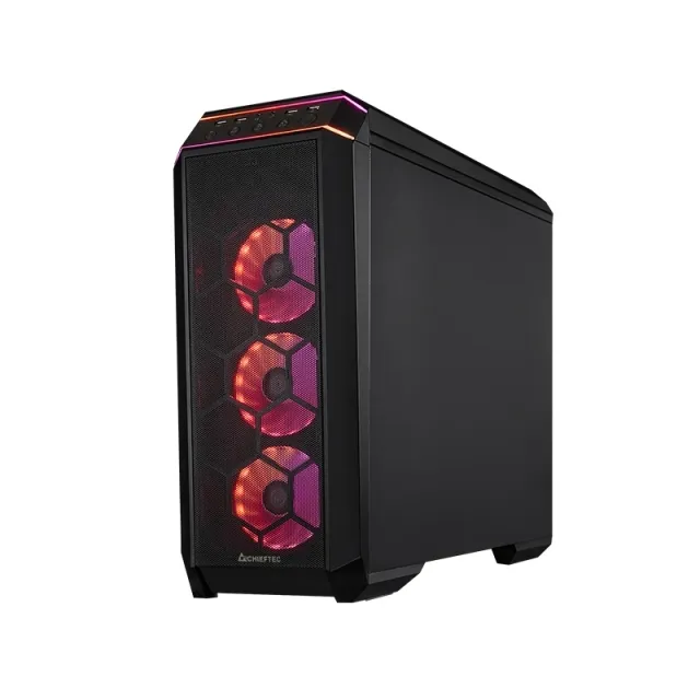 Chieftec STALLION III Mesh design E-ATX, 4x 120mm A-RGB Rainbow fans