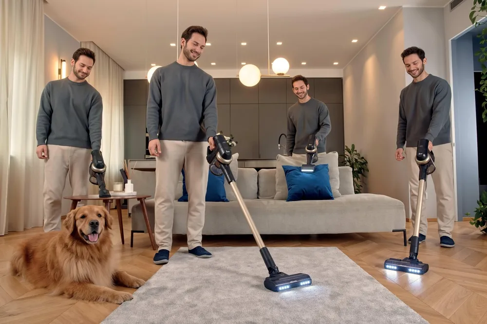 Hoover HF4P10P 011 HF4+ Pet All Floor 25.2V Stick vacuum cleaner, Gold