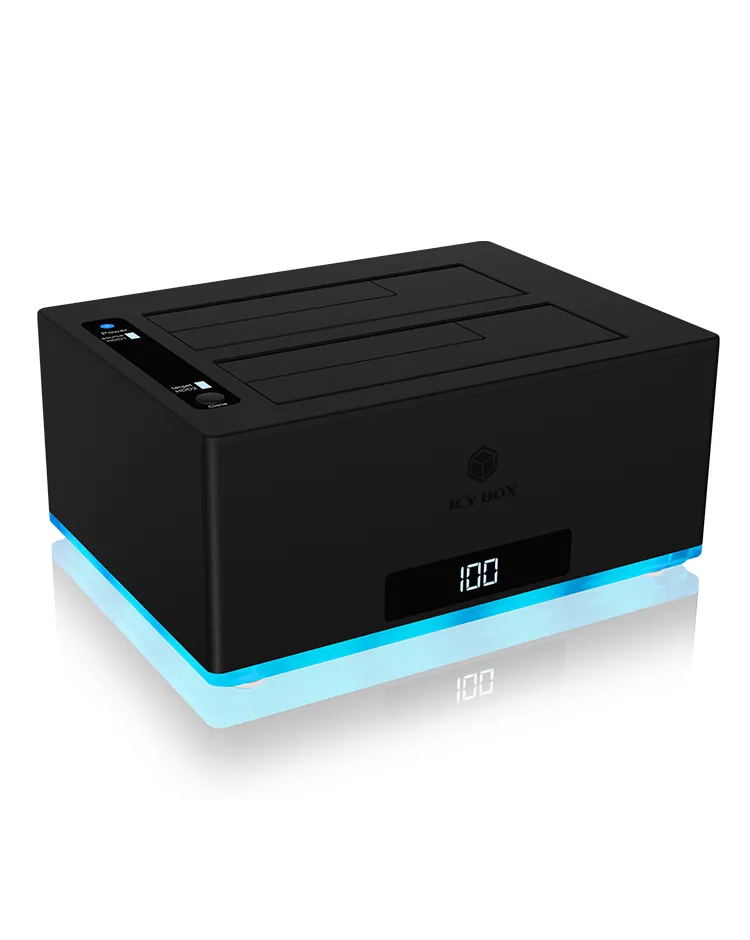 ICY BOX 2 bay Docking & CloneStation for 2.5" & 3.5"