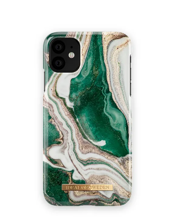 iDeal of Sweden Fashion Case, iPhone 11 - Case, Golden Jade Marble